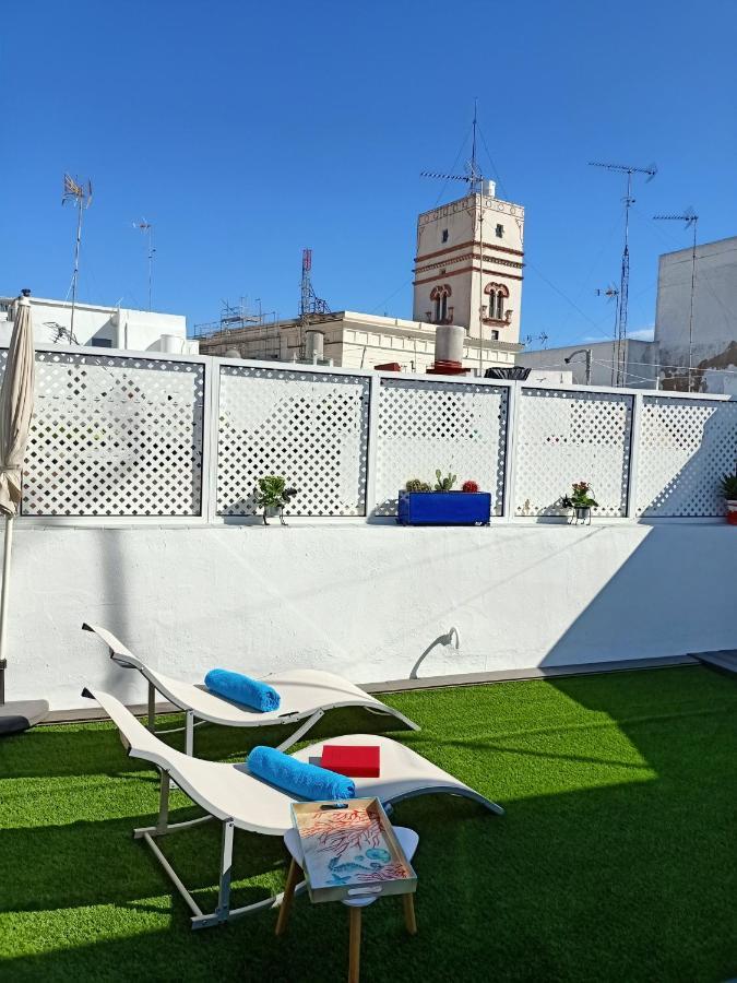 Ático Terraza Torre Tavira Apartamento Cádis Exterior foto
